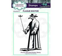 CE Pre Cut Rubber Stamp by Andy Skinner Plague Doctor