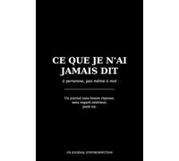Ce Que Je N'ai Jamais Dit: à personne, pas même à moi