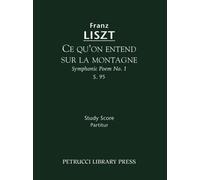 Ce qu'on entend sur la montagne, S.95 : Study score