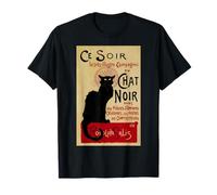 Ce Soir Chat Noir, Vintage Art Nouveau T-Shirt T-Shirt