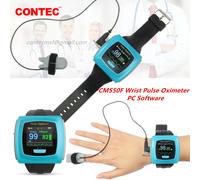 CE USB Wrist Pulse Oximeter Pulse Blood Oxygen Monitor 24 Hours SPO2 HR Recorder