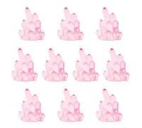 CeaBulo 10pack Lovely Colorful Aquariums Resins Decoration Resins Fish Adornment For Garden Display Fish Tanks Accessory