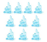 CeaBulo 10pack Lovely Colorful Aquariums Resins Decoration Resins Fish Adornment For Garden Display Fish Tanks Accessory