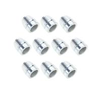 CeaBulo 10Pcs Conical Handle Wedges Round Wedges Hand Metal Hammer Handle Steel Round