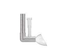 CeaBulo Aquarium Inlet And Outlet Surfaces Skimmer For Canisters And Power Stain Removal Oil Protein Remover StainlessSteel Aquarium