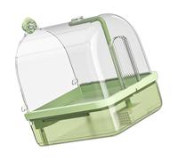 CeaBulo Automatic Bird Bathhouse Bathtub Parrots Shower Box With Multiple Tap Shower Multifunctional Bird Bathtub