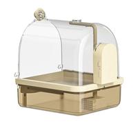CeaBulo Automatic Bird Bathhouse Bathtub Parrots Shower Box With Multiple Tap Shower Multifunctional Bird Bathtub