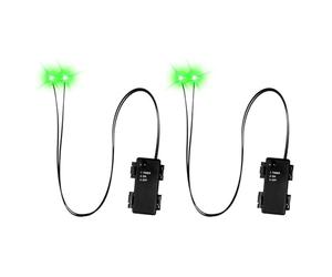 CeaBulo Halloween Led Glowing Eyes with Timer, 2 Pcs Light Up Skeleton Eyes, Waterproof DIYEye Lights for Pumpkins, Tombstones and Halloween Props Color Changing & 9 Lighting Modes