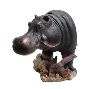 CeaBulo Resins Lovely Hippos Aquariums Ornaments Aquariums Ornaments Air Bubbler For Home And Office Tanks