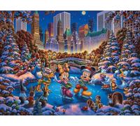 Ceaco - Disney - Dowdle - Mickey and Friends - Skating in Central Park - 1500 Piece Jigsaw Puzzle