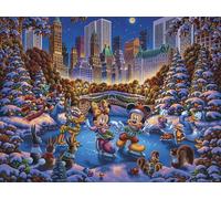 Ceaco - Disney - Dowdle - Mickey and Friends - Skating in Central Park - 1500 Piece Jigsaw Puzzle