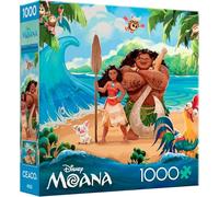 Ceaco - Disney - Thomas Kinkade - Moana and Maui - 1000 Piece Jigsaw Puzzle for Adults - Challenging Puzzle Perfect for Game Nights - Finished Size is 26.5 x 19