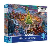 Ceaco - EZ2Hold - Zak Kinkade - Santa's North Pole - 1000 Piece Puzzle for Adults - Challenging and Perfect for Game Nights - Finished Puzzle Size 30 x 24