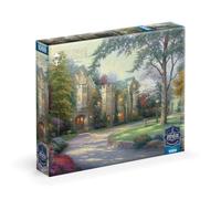 Ceaco - Sapphire Select - Thomas Kinkade - Beyond Summer Gate - 1000 Piece Jigsaw Puzzle - Challenging & Fun - Blue Backed Puzzle Board - Giftable Display Box - Full Size Poster Included