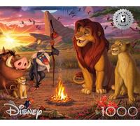Ceaco - Silver Select - Disney - Steve Read - The Lion King Vignette - 1000 Piece Jigsaw Puzzle for Adults - Challenging Puzzle Perfect for Game Nights - Finished Size is 26.75 x 19.75