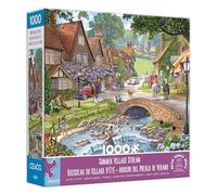 Ceaco - Summer Village Stream - 1000 Piece Puzzle for Adults - Challenging and Perfect for Game Nights - Finished Puzzle Size 26.25 x 19.75