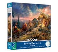 Ceaco - Thomas Kinkade - Away in a Manger - 1000 Piece Puzzle for Adults - Challenging and Perfect for Game Nights - Finished Puzzle Size 26.25 x 19.75