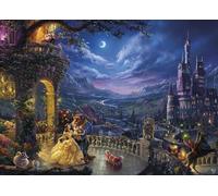 Ceaco - Thomas Kinkade - Disney - Beauty & The Beast Dancing in The Moonlight - 1000 Piece Jigsaw Puzzle