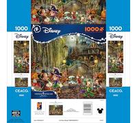 Ceaco - Thomas Kinkade - Disney - Mickey and Minnie Halloween Fun - 1000 Piece Jigsaw Puzzle