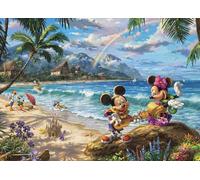 Ceaco - Thomas Kinkade - Disney - Mickey & Minnie in Hawaii - 1000 Piece Jigsaw Puzzle