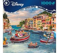 Ceaco - Thomas Kinkade - Disney - Mickey & Minnie in Italy - 1000 Piece Jigsaw Puzzle