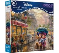 Ceaco - Thomas Kinkade - Disney - Mickey & Minnie in Paris - 1000 Piece Jigsaw Puzzle