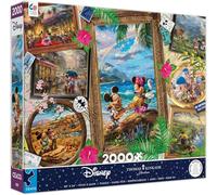 Ceaco - Thomas Kinkade - Disney - Travel Collage - 2000 Piece Jigsaw Puzzle