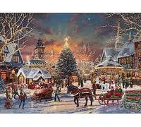 Ceaco - Thomas Kinkade - Holiday - Christmas Festival - 1000 Piece Jigsaw Puzzle