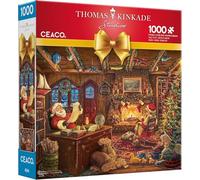 Ceaco - Thomas Kinkade - Holiday - Santa Checking His List - 1000 Piece Jigsaw Puzzle