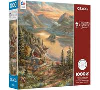 Ceaco - Thomas Kinkade Lakeside Splendor - 1000 Piece Puzzle for Adults