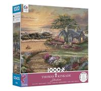 Ceaco - Thomas Kinkade - Seaside Cottage - 1000 Piece Jigsaw Puzzle for Adults - Challenging Puzzle Perfect for Game Nights - Finished Size is 26.6 x 19