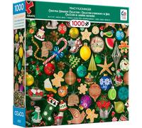 Ceaco Jigsaw Puzzle – Tracy Flickinger Christmas Ornament Collection – 1000 Piece