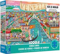 Ceaco - Venice Dogs - 1000 Larger Sized Piece Jigsaw Puzzle