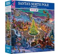 Ceaco - Zac Kinkade - Classic Christmas - Santa's North Pole - 1000 Piece Jigsaw Puzzle