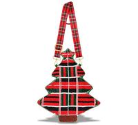 CEALXHENY Christmas Purse for Women Beaded Xmas Tree Reindeer Snowflake Bell Crossbody Shoulder Bag Christmas Accessories, Multicolor, Style E
