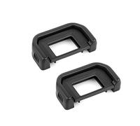CEARI [2 Pack] EF Rubber Eyecup Eyepiece Viewfinder for Canon Rebel XS XSi XTi XT SL1 T1i T2i T3i T3 T4i T5i DSLR Camera + MicroFiber Clean Cloth