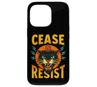 Cease and Resist Panther Rebellion Statement Graphic Case for iPhone 13 Pro