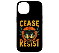 Cease and Resist Panther Rebellion Statement Graphic Case for iPhone 14