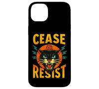 Cease and Resist Panther Rebellion Statement Graphic Case for iPhone 14 Plus