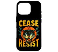 Cease and Resist Panther Rebellion Statement Graphic Case for iPhone 16 Pro