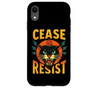 Cease and Resist Panther Rebellion Statement Graphic Case for iPhone XR
