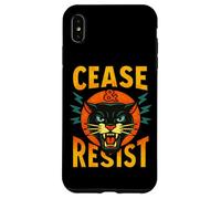 Cease and Resist Panther Rebellion Statement Graphic Case for iPhone XS Max