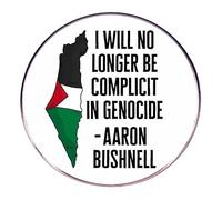 Ceasefire Gaza Enamel Pin for Men Women Teens Save Gaza Free Palestine PRAY FOR PEACE IN GAZA Round Button Badge, Metal, no gemstone