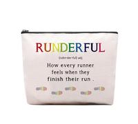 CEASQVAA Makeup Cosmetic Bag for Womeng Coworker Birthday Gift Makeup Bag Gift for Colleague Friend, run1