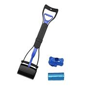 Ceasyde Pet Pooper Scooper, 24'' Inch Long Handle Walking Poo Remover Grabber Picker for Outdoor Cat and Dog Animal Waste, With Poop Bag Dispenser and Waste Bag