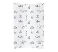 Ceba COSY Anti Roll Deluxe Unisex Baby Waterproof Changing Mat - Black & White Winnie the Pooh