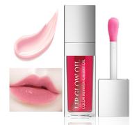 Ceboic Hydrating Lip Glow Oil, Moisturizing Lip Oil, Long Lasting Plumping Lip Gloss Non-Sticky Transparent Toot Lip Balm, Tinted Lip Prevents Lip Lines and Dry Cracked Lips (Raspberry)
