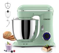 CEBORY - 3 in 1 Electric Mixer, 6.5 Quart Bowl 660W and 10 Speed, Household Food Mixers Include Dough Hook, Whisk and Whisk, Bread Mixer