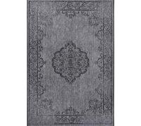 Cebu Reversible Dark Grey Rug Indoor-Outdoor - 120X170 cm