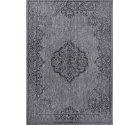 Cebu Reversible Dark Grey Rug Indoor-Outdoor - 80X150 cm